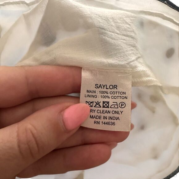 SAYLOR Lisa Ikat Cotton Striped Midi Dress NWT‎ Medium - Picture 6 of 6